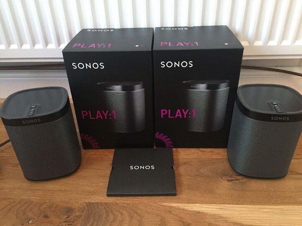 sonos play 1 pair sale
